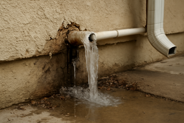 Frozen Pipe Water Removal