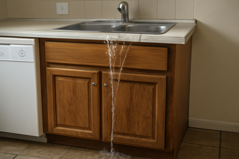 Sink Overflow Water Removal