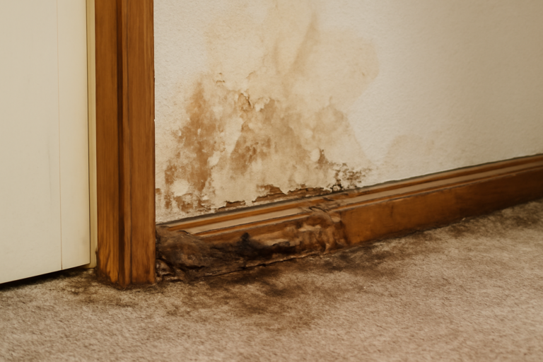 Wood Trim Water Damage Restoration